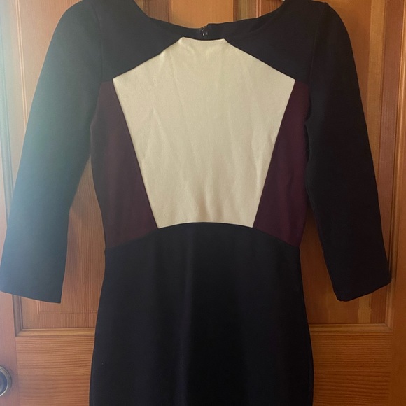 Hobbs London navy work dress - size 4 - Picture 4 of 4